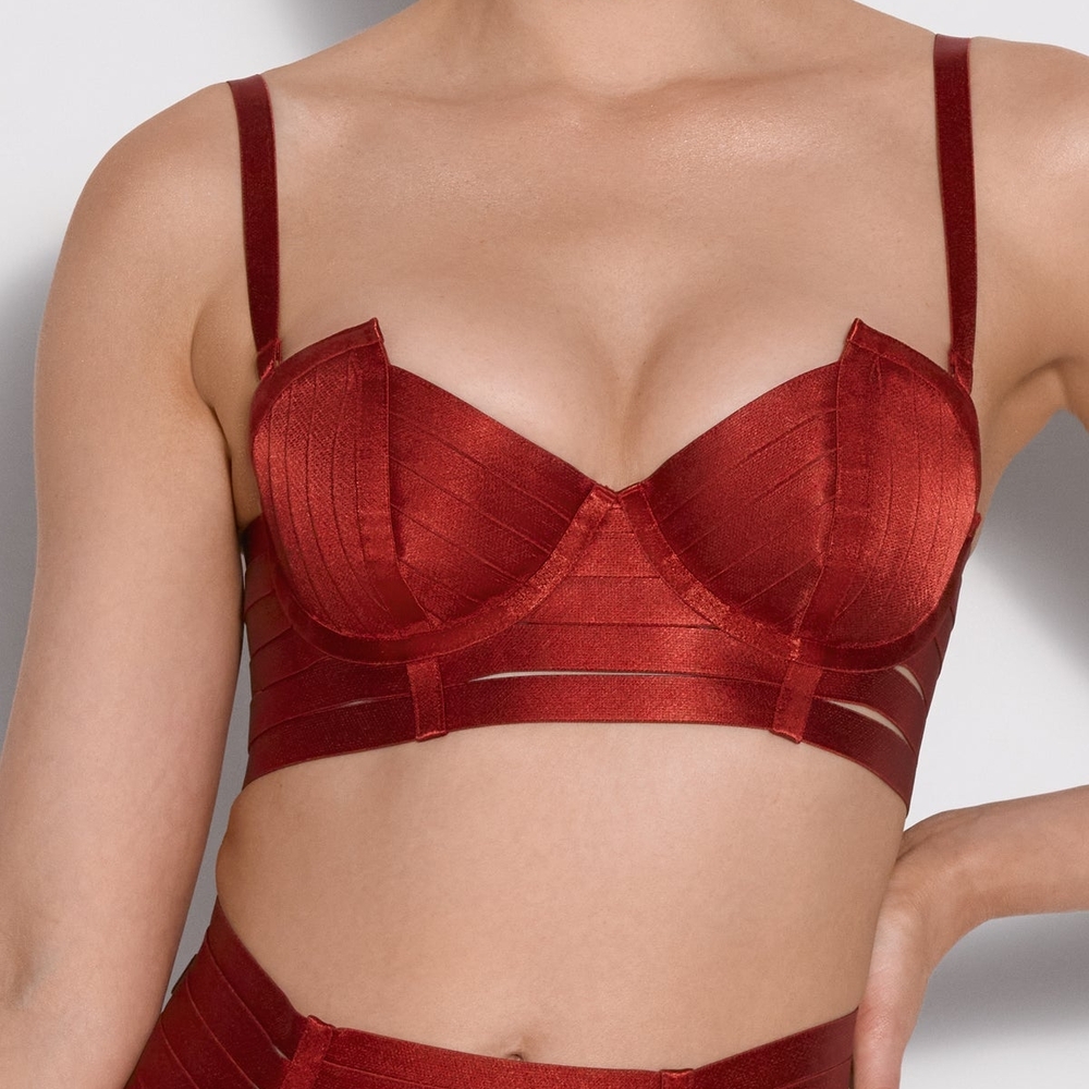 Bordelle Burnt Red Lingerie Set